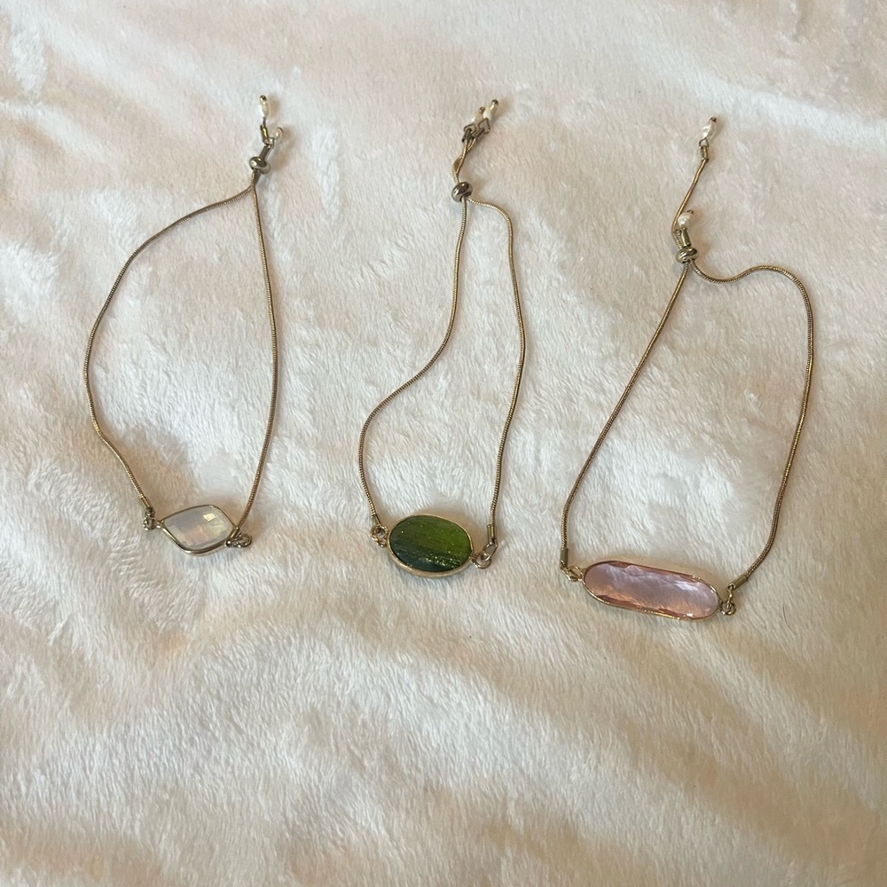 Set of 3 plunder bracelets